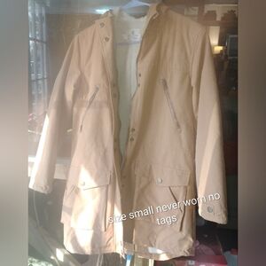 Volcom Tan Jacket with Soft Fur Lining New